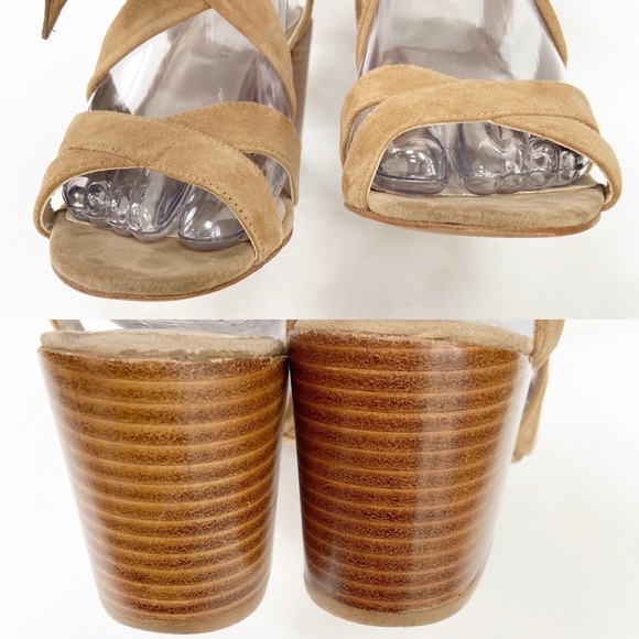 Kenneth Cole Tan Suede Sandals Size 7M - Picture 7 of 10